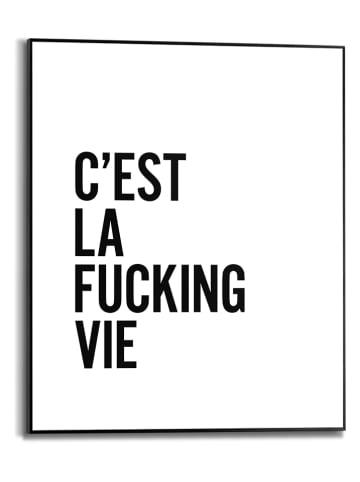 Orangewallz Ingelijste kunstdruk "La Vie"