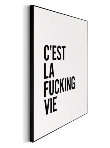 Orangewallz Ingelijste kunstdruk "La Vie"