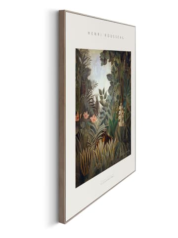 Orangewallz Ingelijste kunstdruk "Henri Rousseau - Jungle" - (B)40 x (H)50 cm