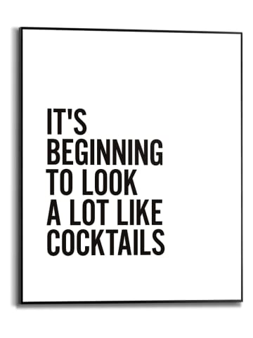 Orangewallz Gerahmter Kunstdruck "Like Cocktails"