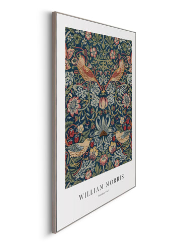 Orangewallz Druk artystyczny "William Morris - Strawberry thief" w ramce - 50 x 70 cm