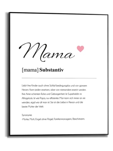 Orangewallz Gerahmter Kunstdruck "Mama"