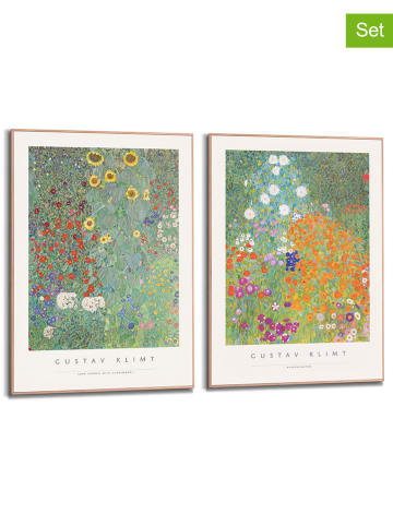 Orangewallz 2-delige set: ingelijste kunstdrukken
