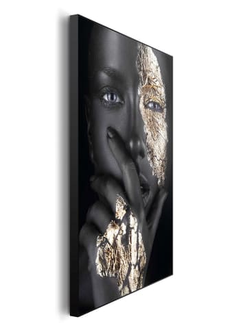 Orangewallz Druk artystyczny "Gold Touch Hand"