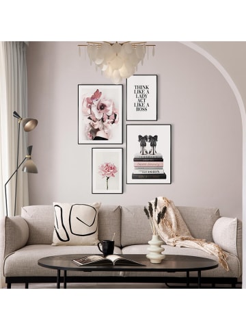 Orangewallz Druki artystyczne (4 szt.) w ramce