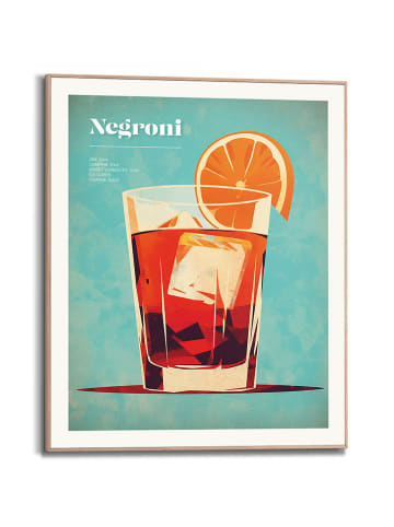 Orangewallz Ingelijste kunstdruk - (B)40 x (H)50 cm