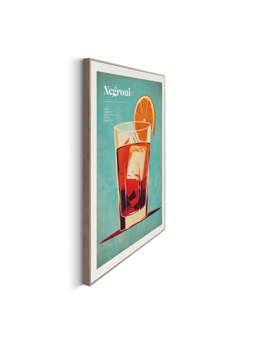 Orangewallz Ingelijste kunstdruk - (B)40 x (H)50 cm