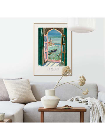 Orangewallz Druk artystyczny w ramce