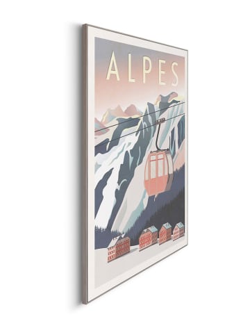 Orangewallz Gerahmter Kunstdruck