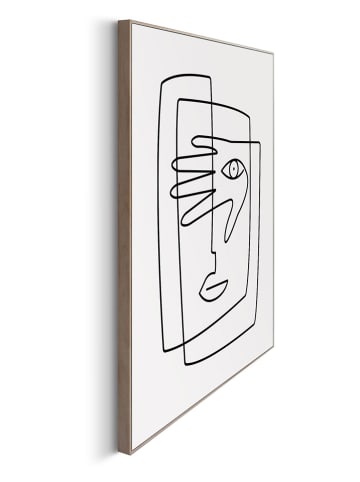 Orangewallz Ingelijste kunstdruk "Picasso Style Figure" - (B)40 x (H)50 cm