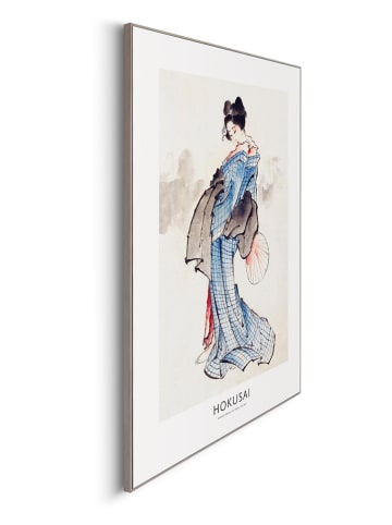 Orangewallz Ingelijste kunstdruk "Hokusai - Woman" - (B)50 x (H)70 cm