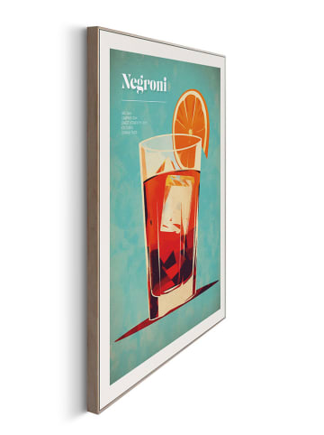 Orangewallz Druki artystyczne (2 szt.) "Cocktail Summer" w ramce