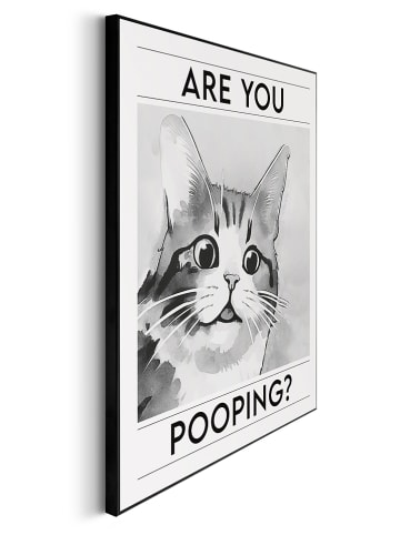 Orangewallz Druk artystyczny "Are You" w ramce