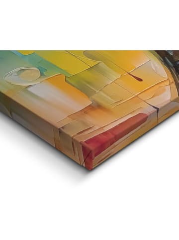 Orangewallz Kunstdruk op canvas "Painted Colour Tree" - (B)50 x (H)70 cm