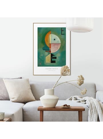 Orangewallz Ingelijste kunstdruk "Wassily Kandinsky - upwards"