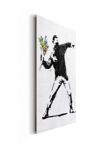 Orangewallz Druk artystyczny "Banksy - the flower thrower"