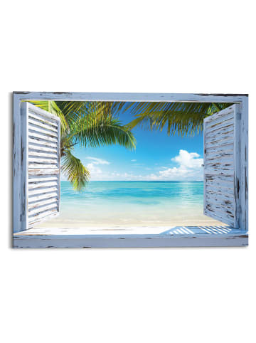 Orangewallz Kunstdruk "Beach Shutters"