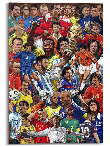 Orangewallz Kunstdruk "Legendary Footballers"