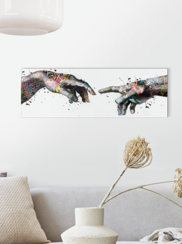 Orangewallz Ingelijste kunstdruk "Funky Creation" - (B)90 x (H)30 cm