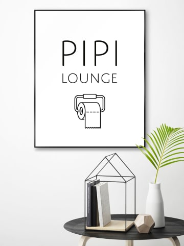 Orangewallz Druk artystyczny "Pipi" w ramce