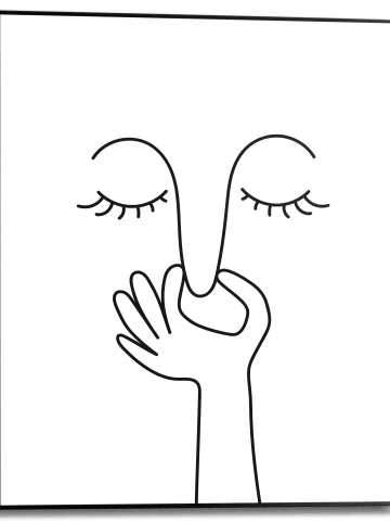 Orangewallz Gerahmter Kunstdruck "Smelly"