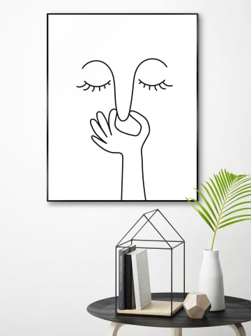 Orangewallz Ingelijste kunstdruk "Smelly" - (B)40 x (H)50 cm