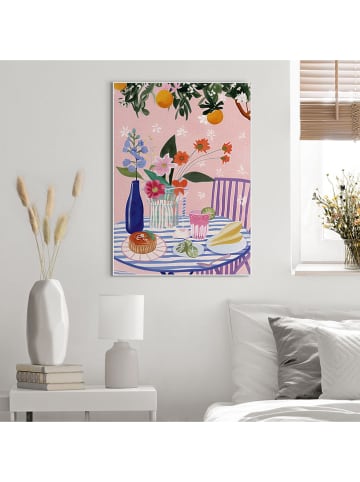 Orangewallz Druk artystyczny "Spring Table" w ramce