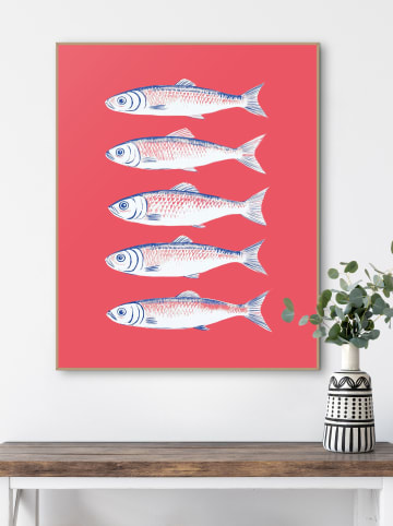 Orangewallz Gerahmter Kunstdruck "Sardines"