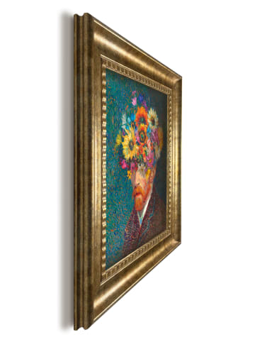 Orangewallz Gerahmter Kunstdruck "Van Gogh - self portrait"