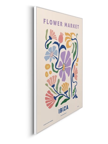 Orangewallz 2er-Set: Gerahmte Kunstdrucke "Plantes & Fleurs"