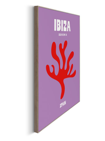 Orangewallz Druk artystyczny "Destination Ibiza" w ramce