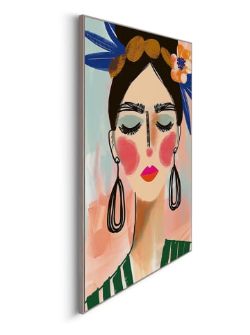 Orangewallz Gerahmter Kunstdruck "Blushed Face"