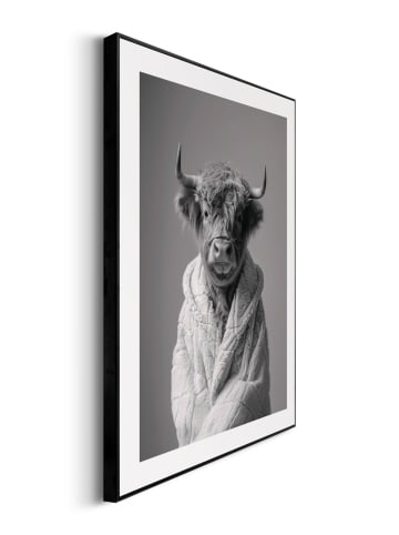 Orangewallz 3-delige set: ingelijste kunstdrukken "Highlander Wake Up" - (B)30 x (H)40 cm