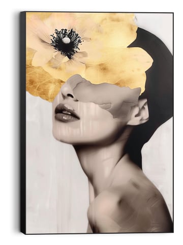 Orangewallz Ingelijste kunstdruk "Golden Cover II" - (B)60 x (H)90 cm