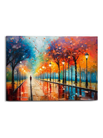 Orangewallz Kunstdruk "Colourful Lane" - (B)70 x (H)50 cm