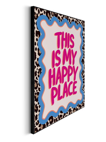 Orangewallz Gerahmter Kunstdruck "This is my Happy Place"