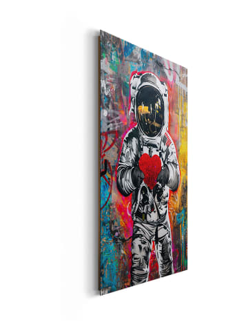 Orangewallz Kunstdruk "Astro Grafitti" - (B)60 x (H)90 cm