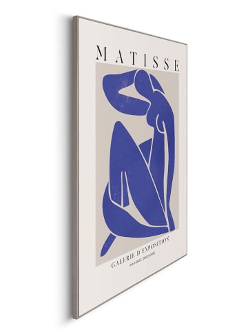Orangewallz Gerahmter Kunstdruck "Blue Matisse Figure"