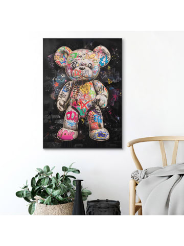 Orangewallz Druk artystyczny "Bear" w ramce