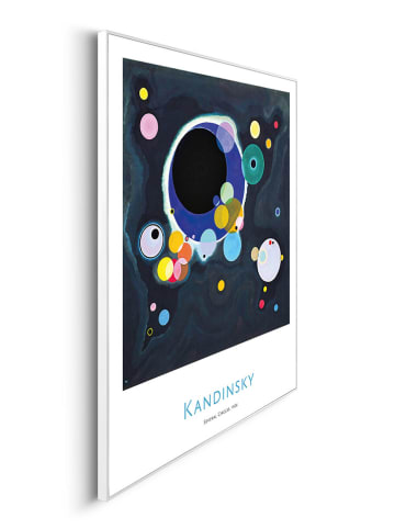 Orangewallz Ingelijste kunstdruk "Wassily Kandinsky - several circles"