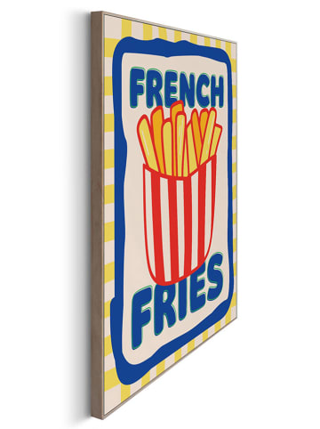 Orangewallz Ingelijste kunstdruk "French Fries"