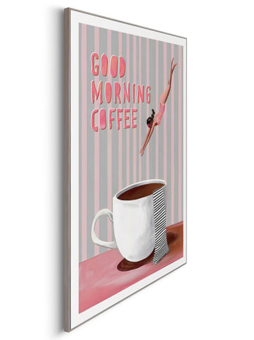 Orangewallz Ingelijste kunstdruk "Good Morning Coffee"