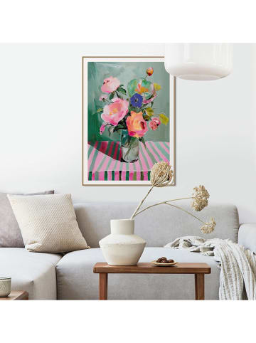 Orangewallz Druk artystyczny "Blossoms in Bloom" w ramce