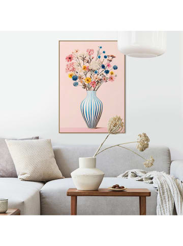 Orangewallz Ingelijste kunstdruk "Vintage Blossoms"
