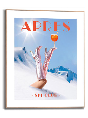Orangewallz Ingelijste kunstdruk "Apres Ski Club"