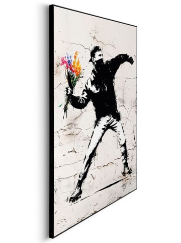 Orangewallz Gerahmter Kunstdruck "Flowers Up"