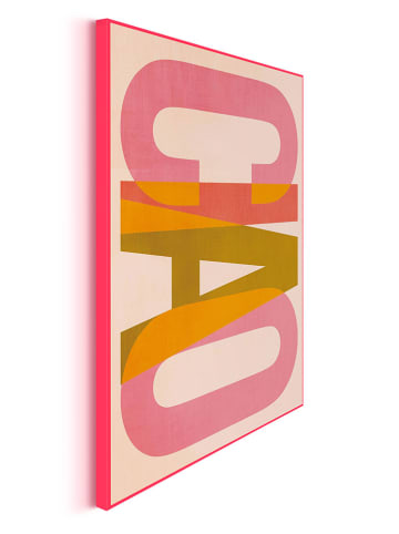 Orangewallz Druk artystyczny "Big Ciao" w ramce