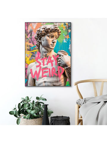 Orangewallz Ingelijste kunstdruk "Streetart Torso"