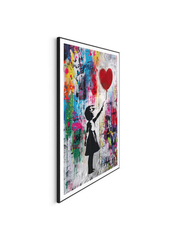 Orangewallz Druki artystyczne (2 szt.) "Balloon Dreams" w ramce