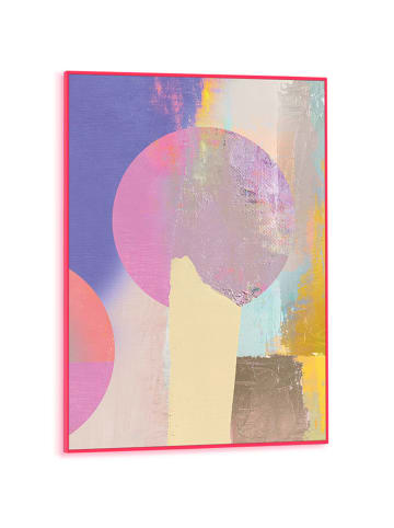 Orangewallz Ingelijste kunstdruk "Coloured Abstract"